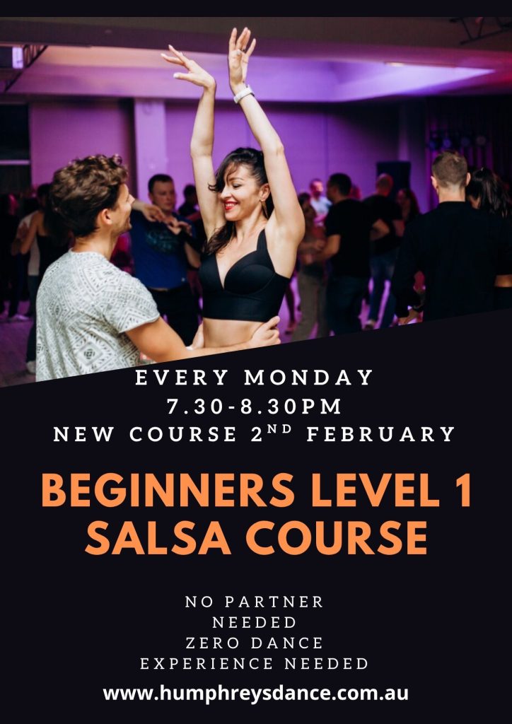 Perth salsa dancing classes for all levels – beginners, level 2 and advanced. Inclusive dance lessons, fun social groups, no partner needed. One of the best things to try in Perth!