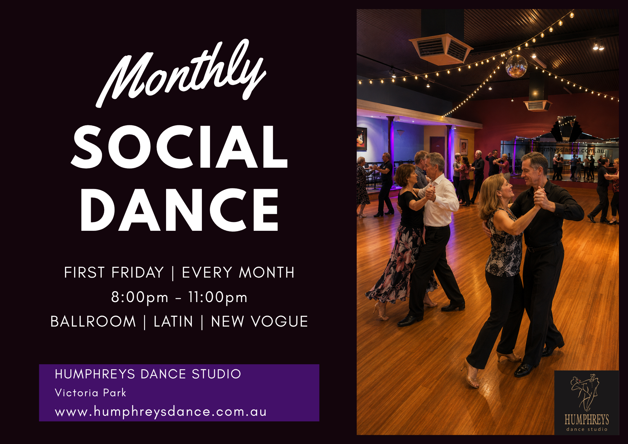 NEW Monthly Friday Night Social Dance